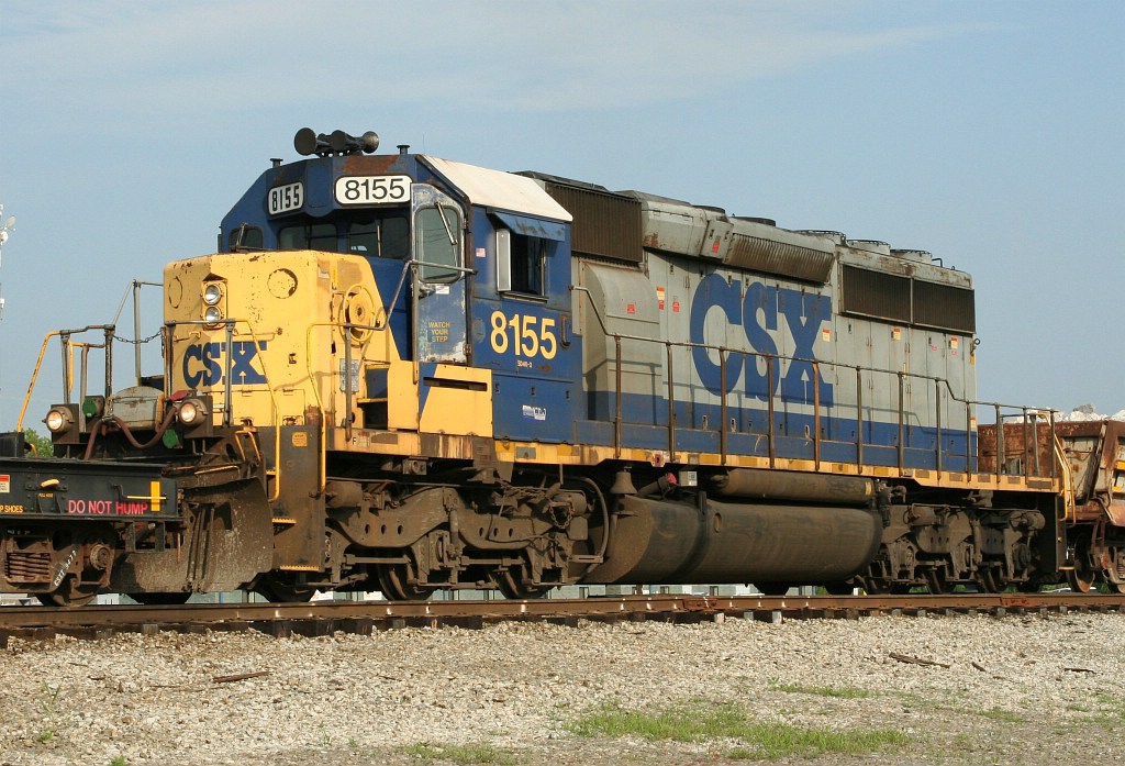 CSX 8155 on yard job